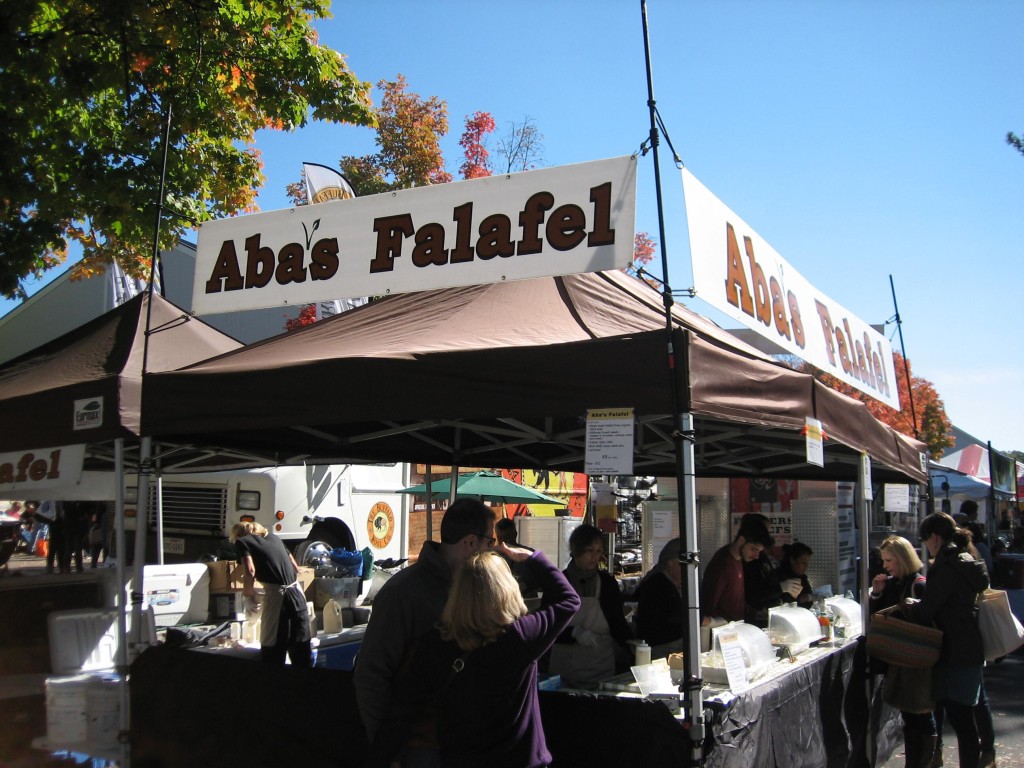 Aba's Falafel took such good care of me - no glutening at all.